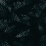 Moody close-up of fern leaves on a dark background, perfect for nature-themed designs.